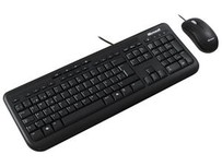 Kit Microsoft teclado+mouse, USB, NEGRO- P/N: APB-00004